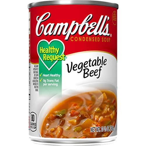 Campbell's Condensed Healthy Request Vegetable Beef Soup, 10.5 oz. Can (Pack of 12)