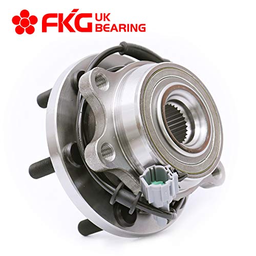 FKG 515065 (4WD, 4x4 Models ONLY) Front Wheel Bearing Hub Assembly fit for 05-16 Nissan Frontier, 05-12 Nissan Pathfinder, 05-15 Nissan Xterra, 09-12 Suzuki Equator, 6 Lugs W/ABS