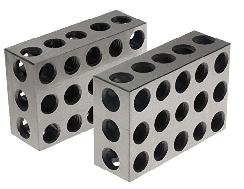 BL-123 Pair of 1' x 2' x 3' Precision Steel 1-2-3 Blocks