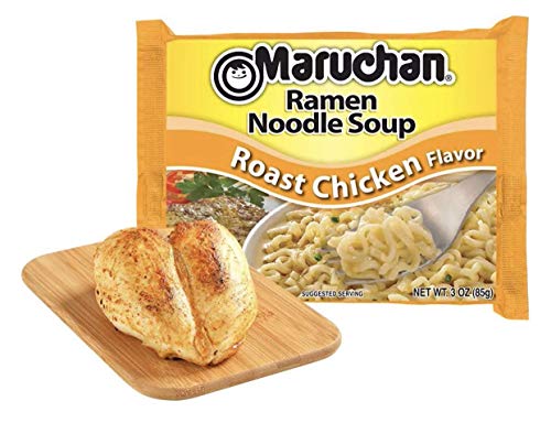 Maruchan Ramen Noodle Soup, Roasted Chicken Flavor, 12 count