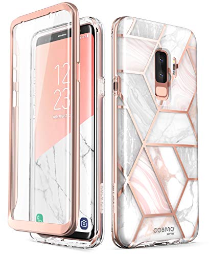 i-Blason Cosmo Full-Body Bumper Case for Galaxy S9 Plus 2018 Release, Marble
