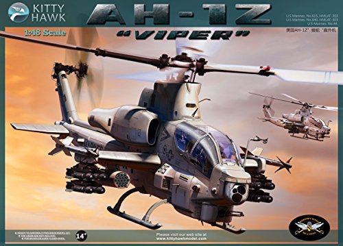 Kitty Hawk KH80125 1:48 AH-1Z Viper Helicopter [MODEL BUILDING KIT]