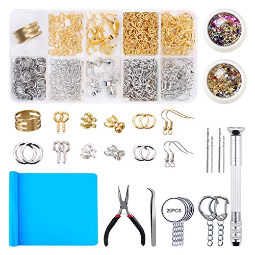 Resin Jewelry Casting Supplies, for Connect Resin Jewelry, Resin Letters, Resin Earring Pendant, Resin & Clay Handicrafts Etc. (Auxiliary Tool, Without Mold)