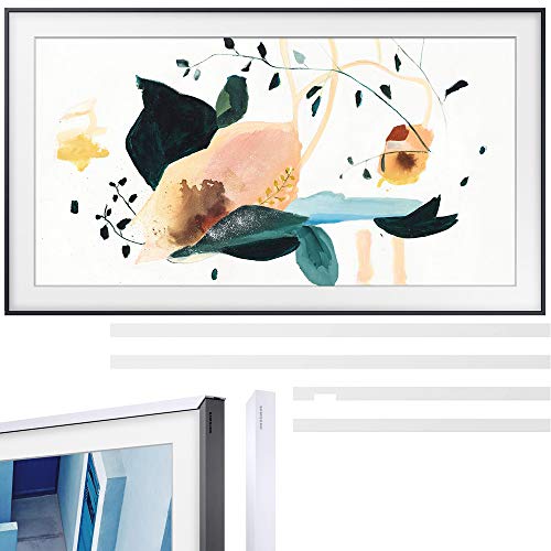SAMSUNG QN32LS03TB The Frame 3.0 32-inch QLED Smart TV (2020 Model) Bundle 32-inch The Frame Customizable Bezel - White
