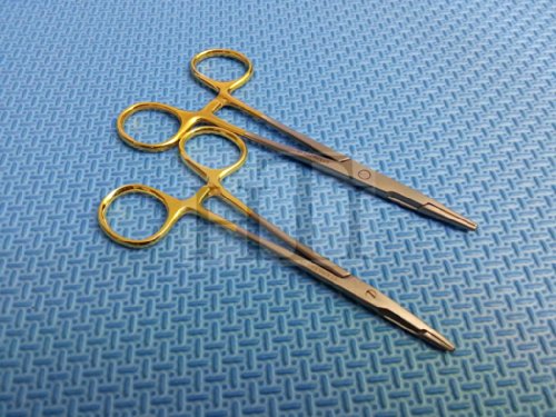 2 T/C OLSEN HEGAR NEEDLE HOLDER 4.5' + 5.5' WITH TUNGSTEN CARBIDE INSERTS O.R PREMIUM GRADE(HTI BRAND)