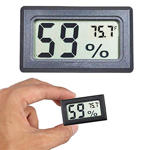 Goabroa Mini Hygrometer Thermometer Digital Indoor Humidity Gauge Monitor with Temperature Meter Sensor Fahrenheit (℉)