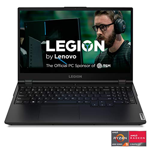 Lenovo Legion 5 Gaming Laptop, 15.6' FHD (1920x1080) IPS Screen, AMD Ryzen 7 4800H Processor, 16GB DDR4, 512GB SSD, NVIDIA GTX 1660Ti, Windows 10, 82B1000AUS, Phantom Black