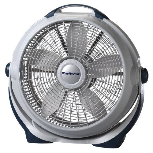 Lasko 3300 Wind Machine Air Circulator Portable High Velocity Floor Fans, for Indoor Home Cooling Breezes and, White Noise in Bedroom
