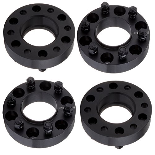 ECCPP 4 PCS 1.5' Wheel Spacers hubcentric 6 lug 6x135 to 6x135 87mm Fit for 2015-2017 for F-ord Expedition 2015-2017 for F-ord F-150 2015-2017 for Lincoln Navigator with 14x1.5 Studs