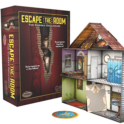 Think Fun Escape The Room The Cursed Dollhouse – an Escape Room Experience in a Box for Ages 13 and Up (7353)