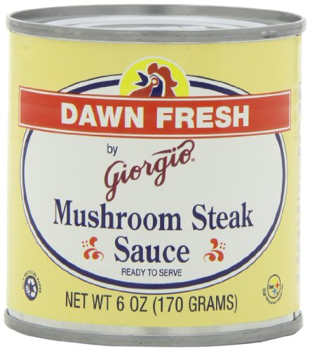 Giorgio Dawn Fresh Mushroom Steak Sauce, 6-Ounce (Pack of 12)