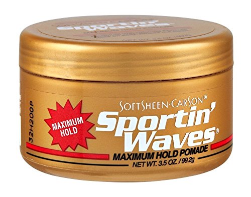 Soft Sheen Sportin Waves Maximum Hold Pomade 3.5oz (3 Pack)