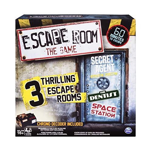 Spin Master Games - Escape Room The Game with 3 Thrilling Escape Rooms to Play, for Ages 16 and Up