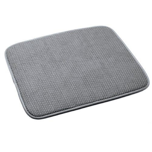 Norpro, Gray 18 by 16-Inch Microfiber Dish Drying Mat, 16 x 18