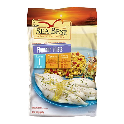 Sea Best Flounder Fillets, 16 Ounce (Pack of 12)