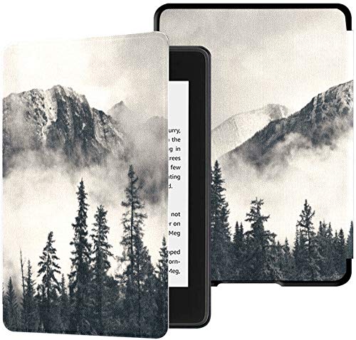 Colorful Star Smart Case for Kindle Paperwhite 10th Generation 2018 - PU Leather Kindle Paperwhite Covers for All-New Kindle Paperwhite E-Reader - Mountain in The Mist