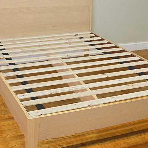 Continental Sleep 0.75-Inch Standard Mattress Support Wooden Bunkie Board/Slats, Queen, Beige