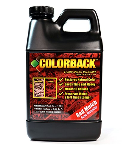 COLORBACK 6,400 Sq. Ft. Mulch Color Concetrate, 1/2-Gallon, Red