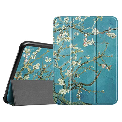 Fintie Slim Case for Samsung Galaxy Tab 4 10.1 2014 Release Model SM-T530/T531/T535, Ultra Lightweight Protective Stand Cover with Auto Sleep/Wake Feature, Blossom