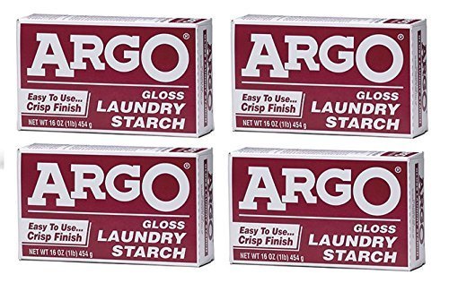 Argo Laundry Starch 4 boxes 1 lb Each Play Clay & Multi Purpose