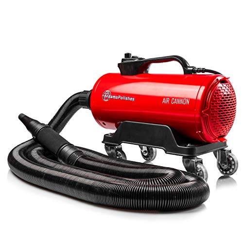 Adam's Air Cannon Car Dryer - High Powered Filtered Car Wash Blower | Dry Before Car Cleaning, Car Detailing, Car Wax, or Ceramic Coating | Auto Tool Kit | 320 CPM Dual Motor | Gift Boat RV Motorcycle
