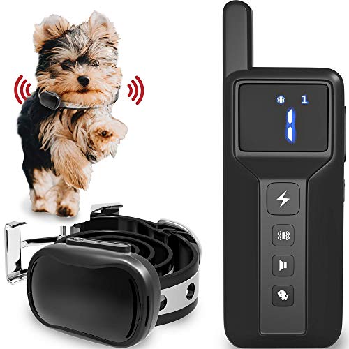 Enrivik Small Size Dog Training Collar with Remote - Perfect for Small Dogs 5-15lbs - Waterproof & 1000 Feet Range