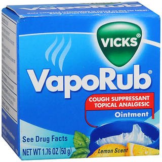 Vicks VapoRub Ointment Lemon Scent - 1.76 oz jar, Pack of 4