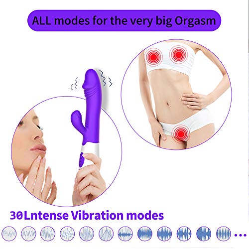Sex Toys for Women Vibrator 30 Modes G Spot Vibrators Dildo Personal Massagers Portable for Women Thrusting Anal Viboraters