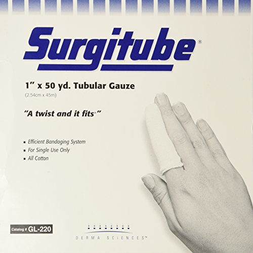 Surgitube Tubular Gauze, White, 1' x 50 yds, Each