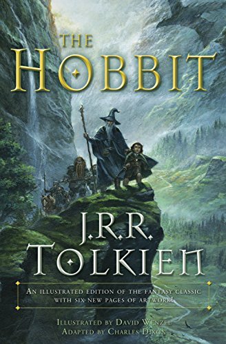 The Hobbit (Graphic Novel) with a subtitle of An illustrated edition of the fantasy classic