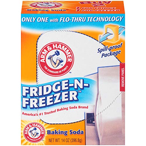 Arm & Hammer Baking Soda Fridge-n-Freezer Odor Absorber, 14 oz., Pack of 12