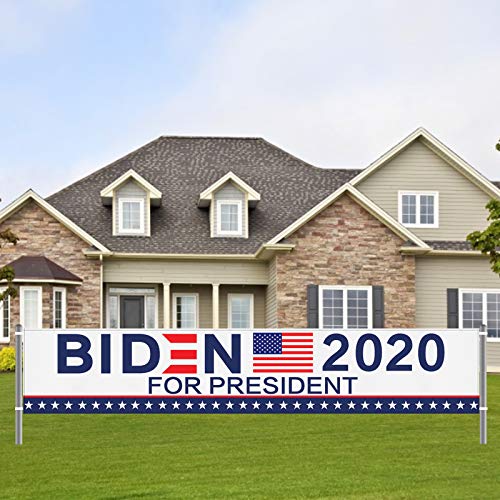 Tifeson Large Biden President 2020 Banner Outdoor Decorations - 98' x 18' Biden Harris for President 2020 Banner Sign - Yard, Advertising, Outdoor & Indoor Hanging Decor