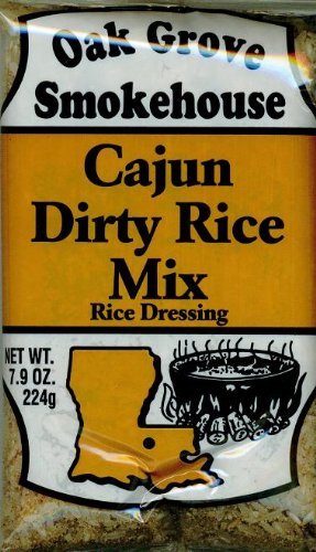 Oak Grove Smokehouse Cajun Dirty Rice Mix (5 Pack of 7.9 Ounce Bags)