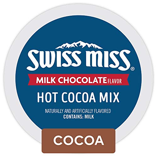 Swiss Miss Milk Chocolate Hot Cocoa, Keurig Single-Serve Hot Chocolate K-Cup Pods, 72 Count