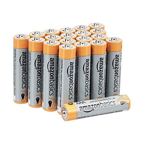 AmazonBasics AAA 1.5 Volt Performance Alkaline Batteries - Pack of 20