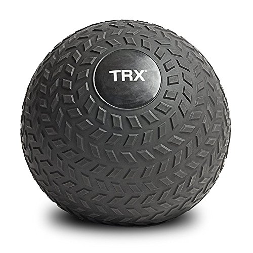 TRX Training Slam Ball, Easy-Grip Tread & Durable Rubber Shell, 8lbs