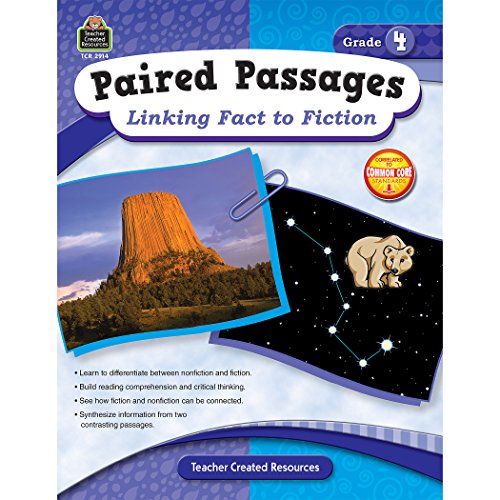 Teacher Created Resources Paired Passages: Linking Fact to Fiction Book, Grade 4