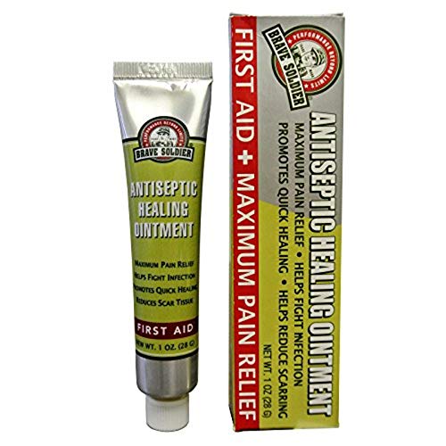 Brave Soldier Antiseptic Quick Healing Ointment with Tea Tree Oil,1 Ounce, Quick First AID with Botanical Blend for Natural Healing