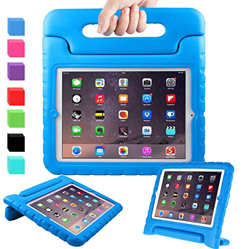 AVAWO Kids Case for Apple iPad 2 3 4 - Light Weight Shock Proof Convertible Handle Stand Kids Friendly for iPad 2, iPad 3rd Generation, iPad 4th Generation Tablet - Blue