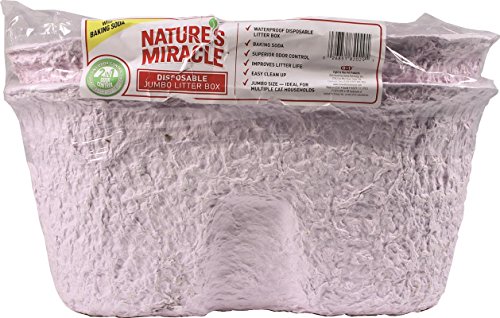 Nature's Miracle Disposable Litter Box, Jumbo, 2-Pack - P-82029