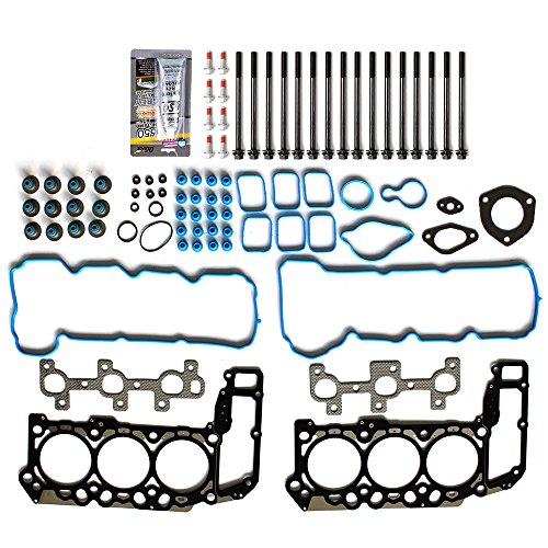 ECCPP Engine Replacement Head Gasket Set with Bolts for 05 06 07 08 09 10 11 12 for Jeep for Dodge Dakota for Mitsubishi 3.7L