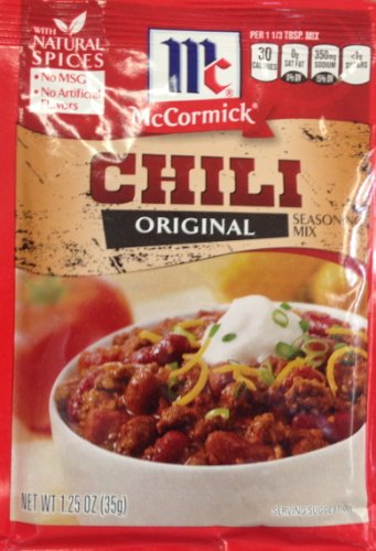 McCormick Original CHILI Seasoning Mix 1.25oz (5 Packets)