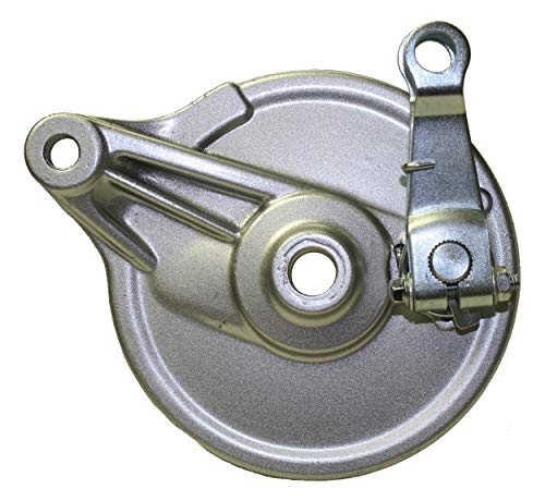 KDSG Rear Drum Brake Assembly with Backing Plate & Shoes for Coleman 196cc Trail BT200X CT200U CT200U-EX Mini Bikes ATV Scooter Moped