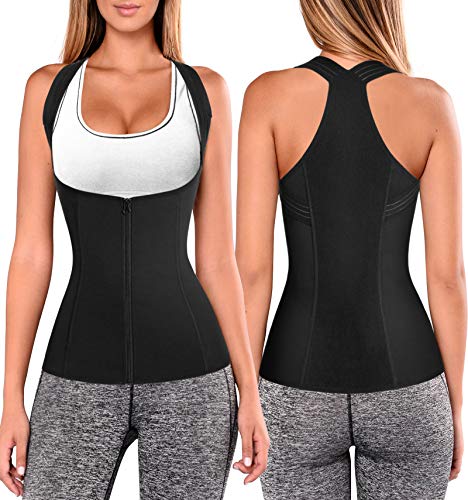 Women Back Braces Posture Corrector Waist Trainer Vest Tummy Control Body Shaper for Spinal Neck Shoulder and Upper Back Support (L, Black)