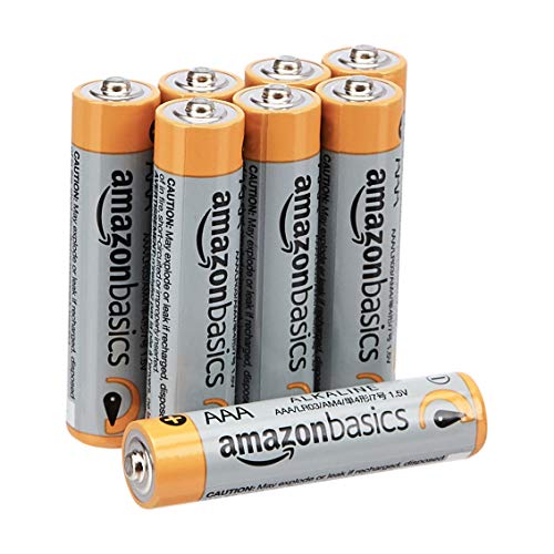 AmazonBasics AAA 1.5 Volt Performance Alkaline Batteries - Pack of 8
