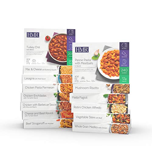 HMR Ultimate Entree Variety Pack, 14 Different Meals, 7-8oz. Servings, 14 Meals