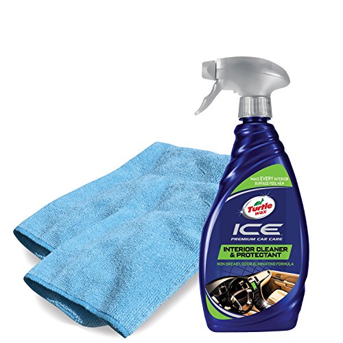 Turtle Wax T484R ICE Premium Interior Cleaner & Protectant with 2 Microfiber Towels