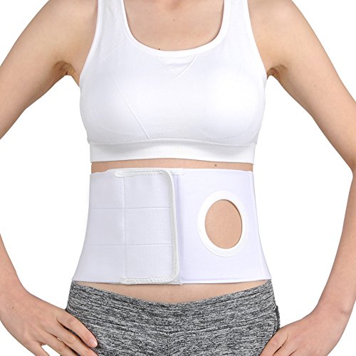 Medical Ostomy Belt Ostomy Hernia Support Belt Abdominal Binder Brace Abdomen Band Stoma Support for Colostomy Patients to Prevent Parastomal Hernia Stoma Opening- Men Or Women- Size S