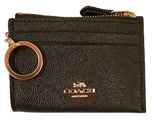 Coach Mini Skinny ID and Coin Case with Attached Key Ring