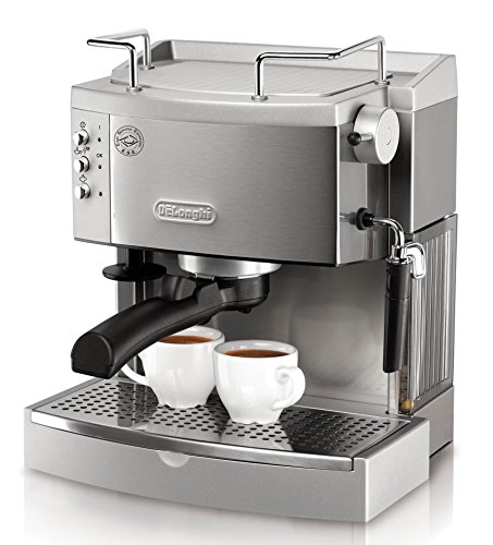 De'Longhi EC702 15-Bar-Pump Espresso Maker, Stainless, Metal